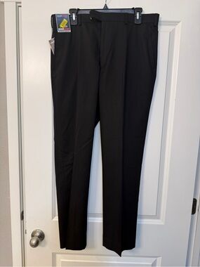 Classic Men's Black Dress Pants -